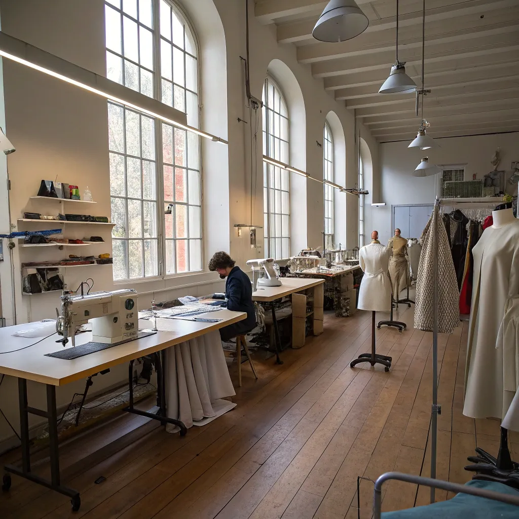 Elegant tailoring workshop